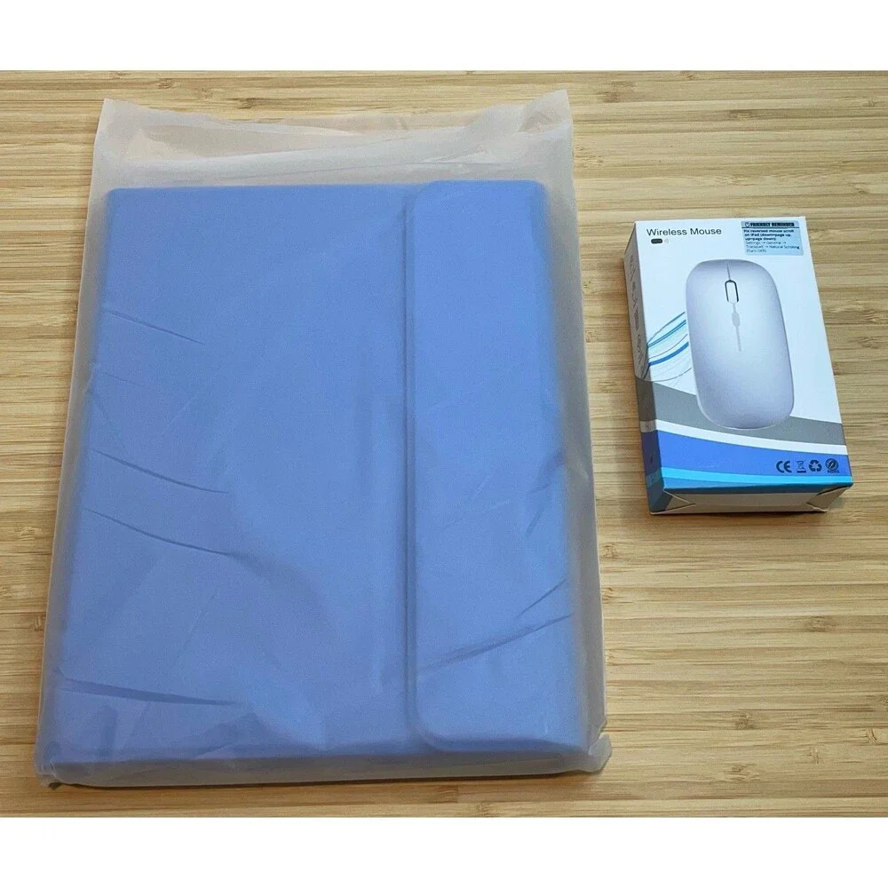 RAYMCRAFT iPad 11th A16 / 10th Gen Keyboard Case & Mouse Combo Lavender NEW